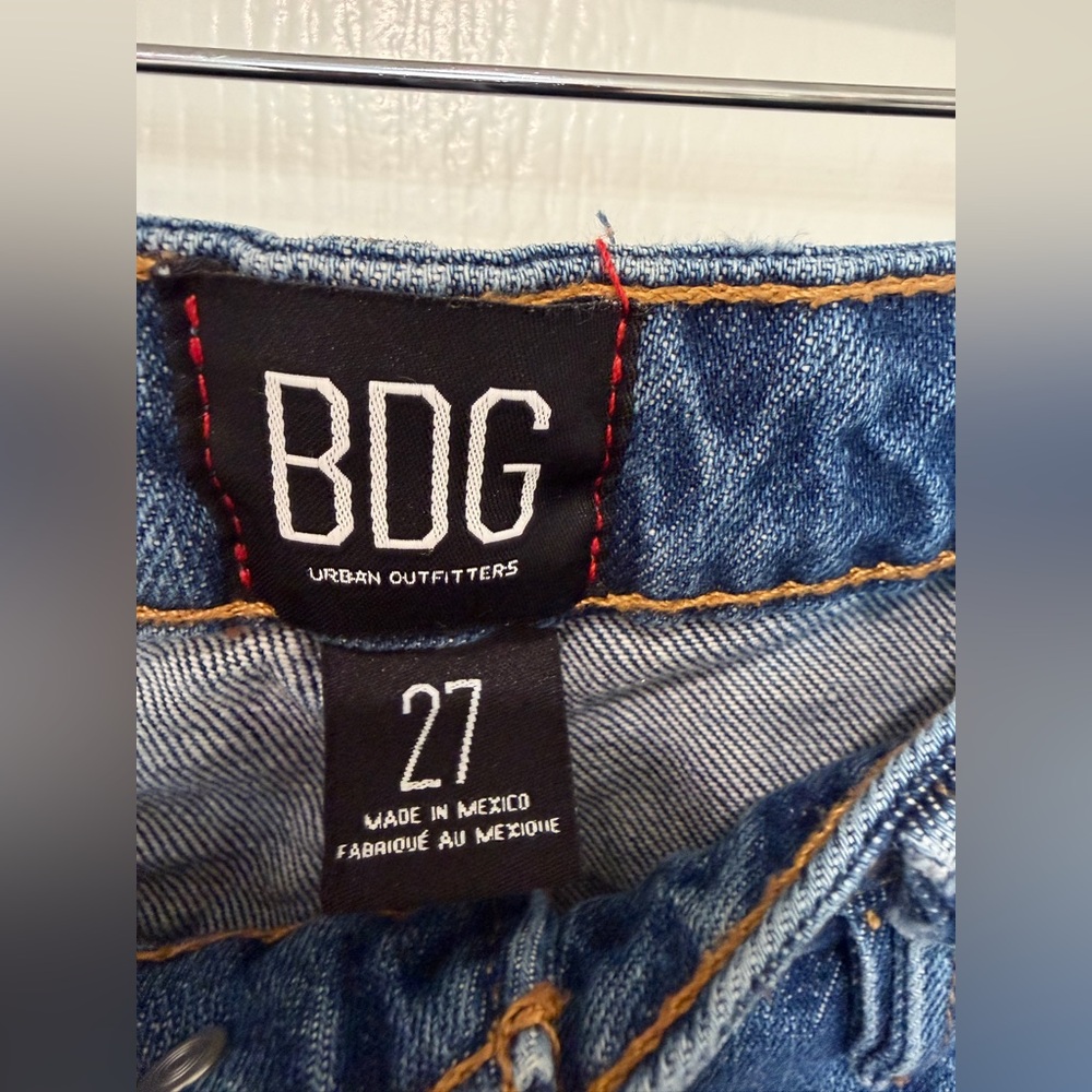 BDG Urban Outfitters Two Tone Panel Flare Jeans Size 27 High Rise - Picture 4 of 6